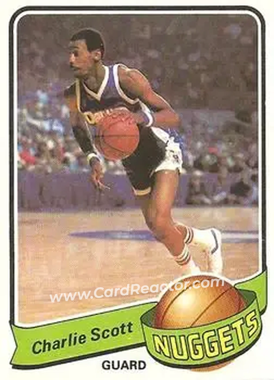 1979-80 Topps #106 - Charlie Scott - Denver Nuggets - Front