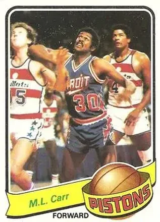1979-80 Topps #107 - M.L. Carr - Detroit Pistons
