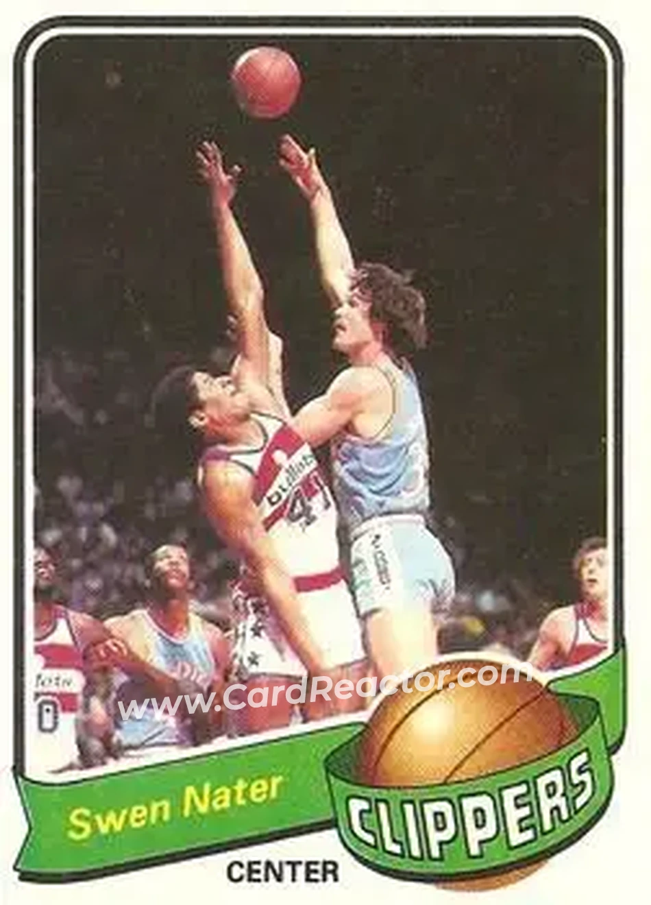 1979-80 Topps #109 - Swen Nater - San Diego Clippers - Front