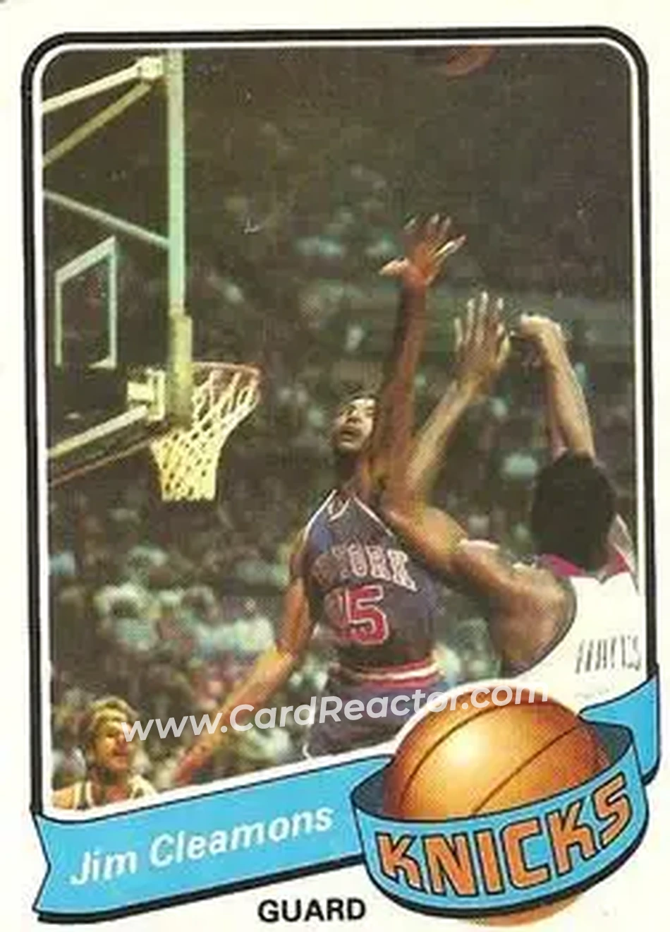 1979-80 Topps #112 - Jim Cleamons - New York Knicks - Front 1979-80 Topps #112 - Jim Cleamons - New York Knicks - Front
