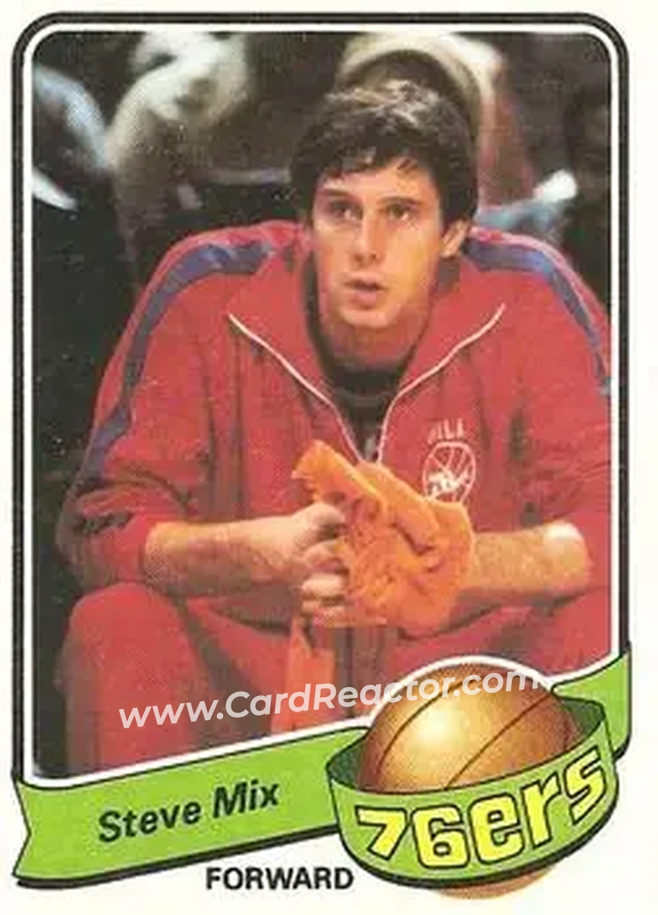 1979-80 Topps #115 - Steve Mix - Philadelphia 76ers - Front