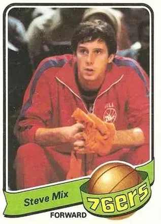 1979-80 Topps #115 - Steve Mix - Philadelphia 76ers