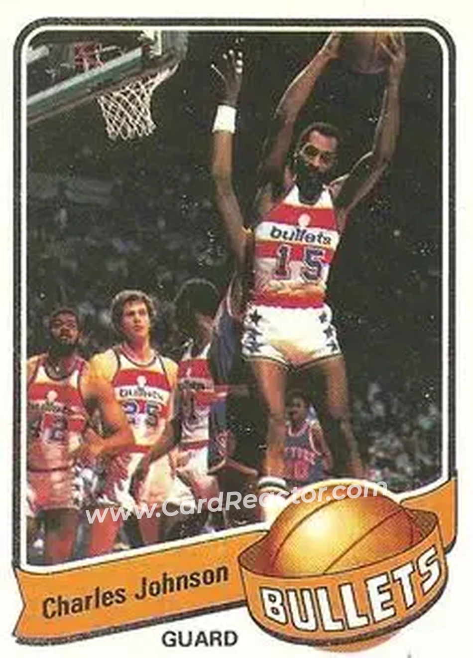 1979-80 Topps #116 - Charles Johnson - Washington Bullets - Front