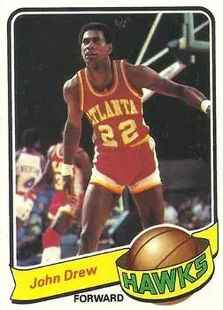 1979-80 Topps #118 - John Drew - Atlanta Hawks