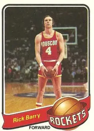 1979-80 Topps #120 - Rick Barry - Houston Rockets