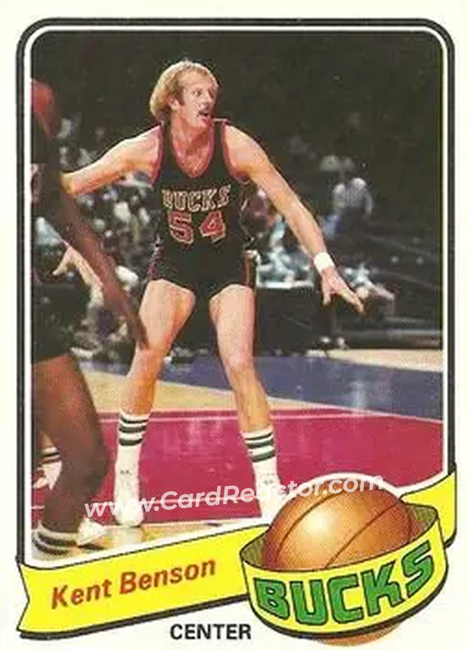 1979-80 Topps #121 - Kent Benson - Milwaukee Bucks - Front