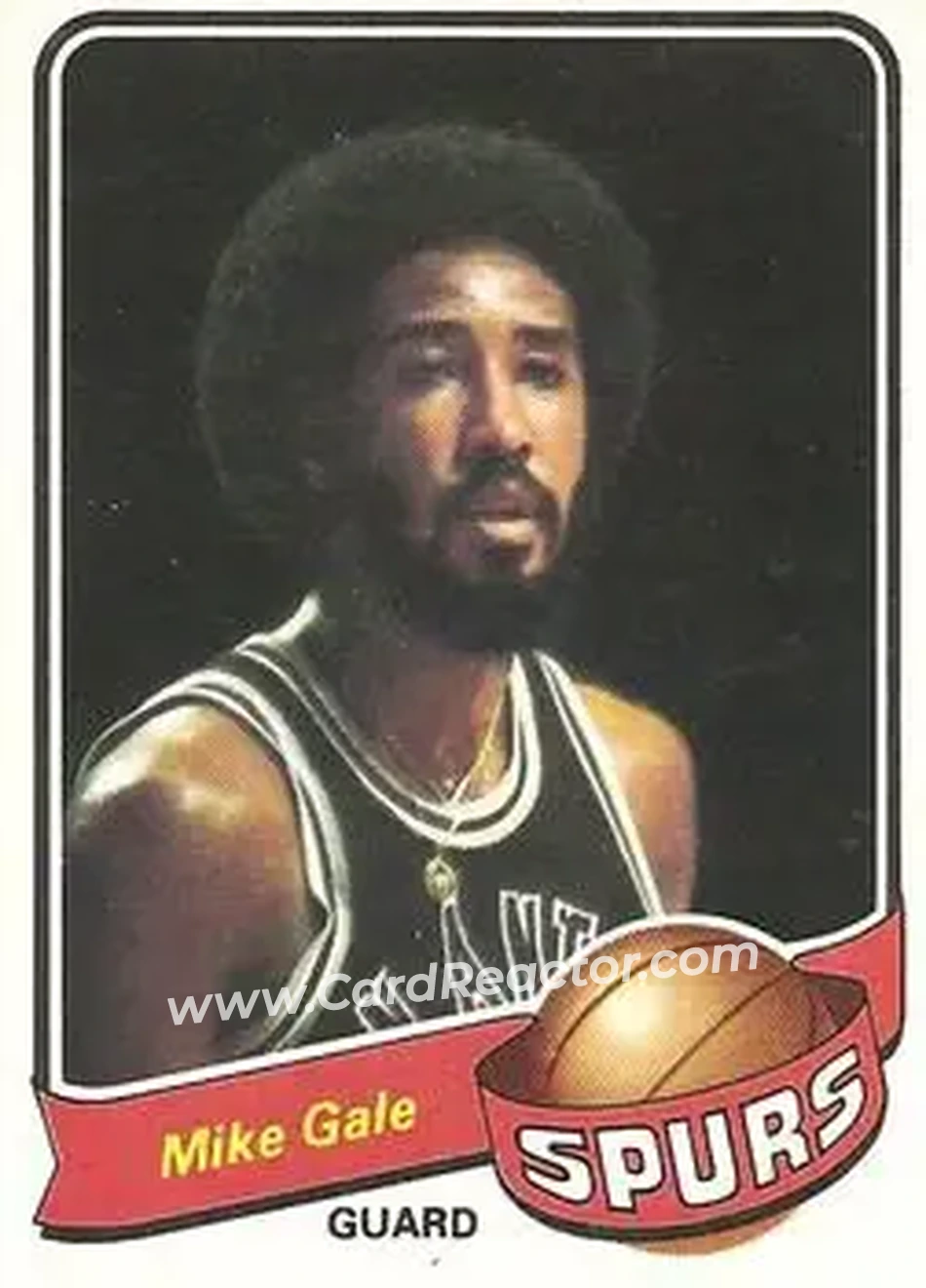 1979-80 Topps #122 - Mike Gale - San Antonio Spurs - Front
