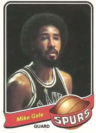 1979-80 Topps #122 - Mike Gale - San Antonio Spurs