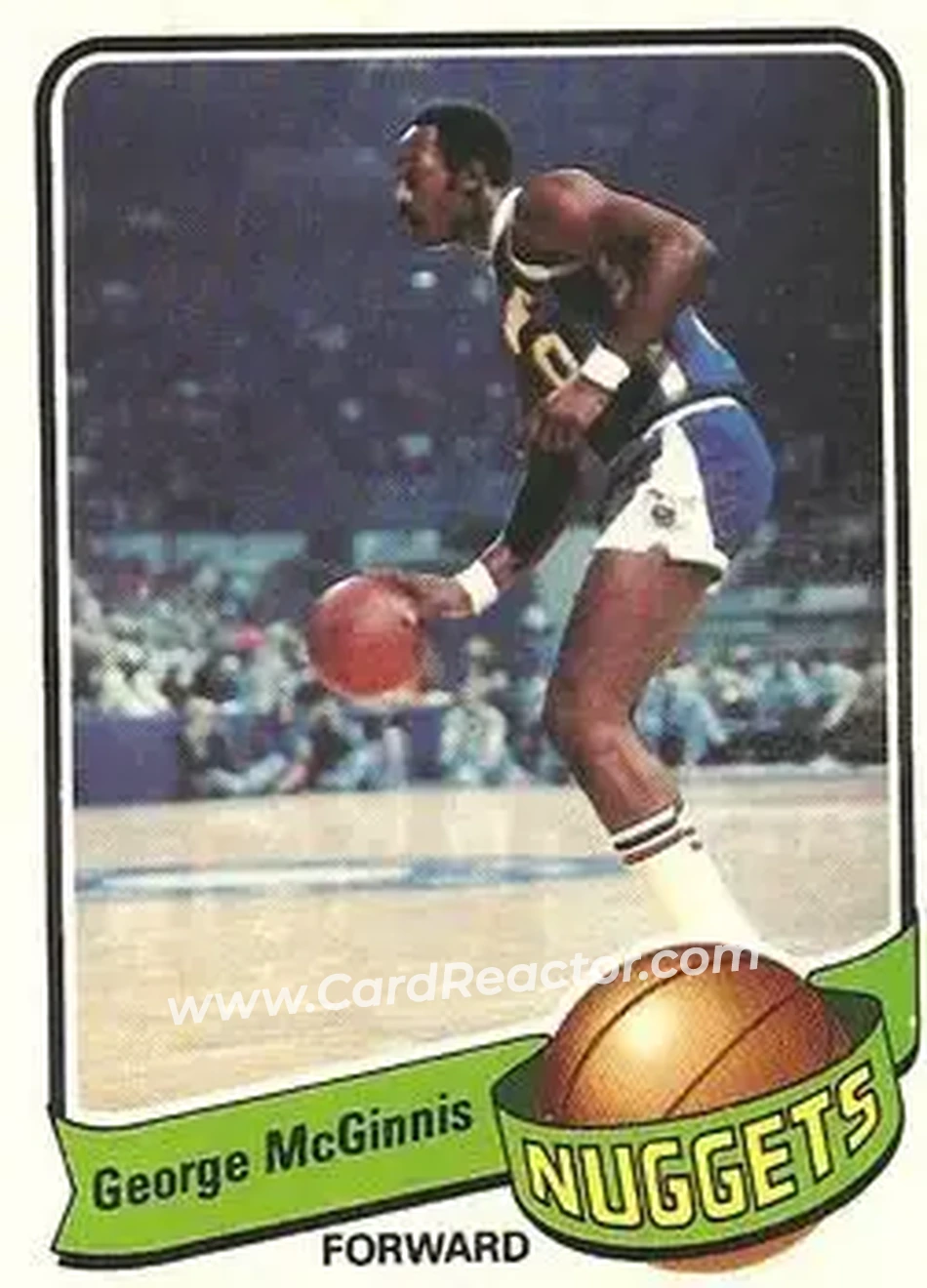 1979-80 Topps #125 - George McGinnis - Denver Nuggets - Front