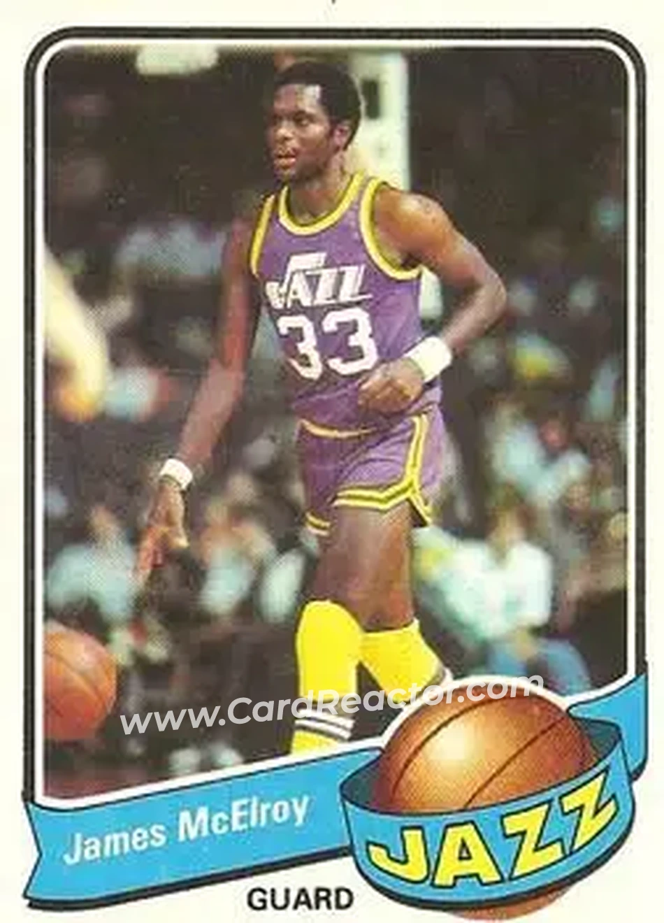 1979-80 Topps #131 - James McElroy - Utah Jazz - Front
