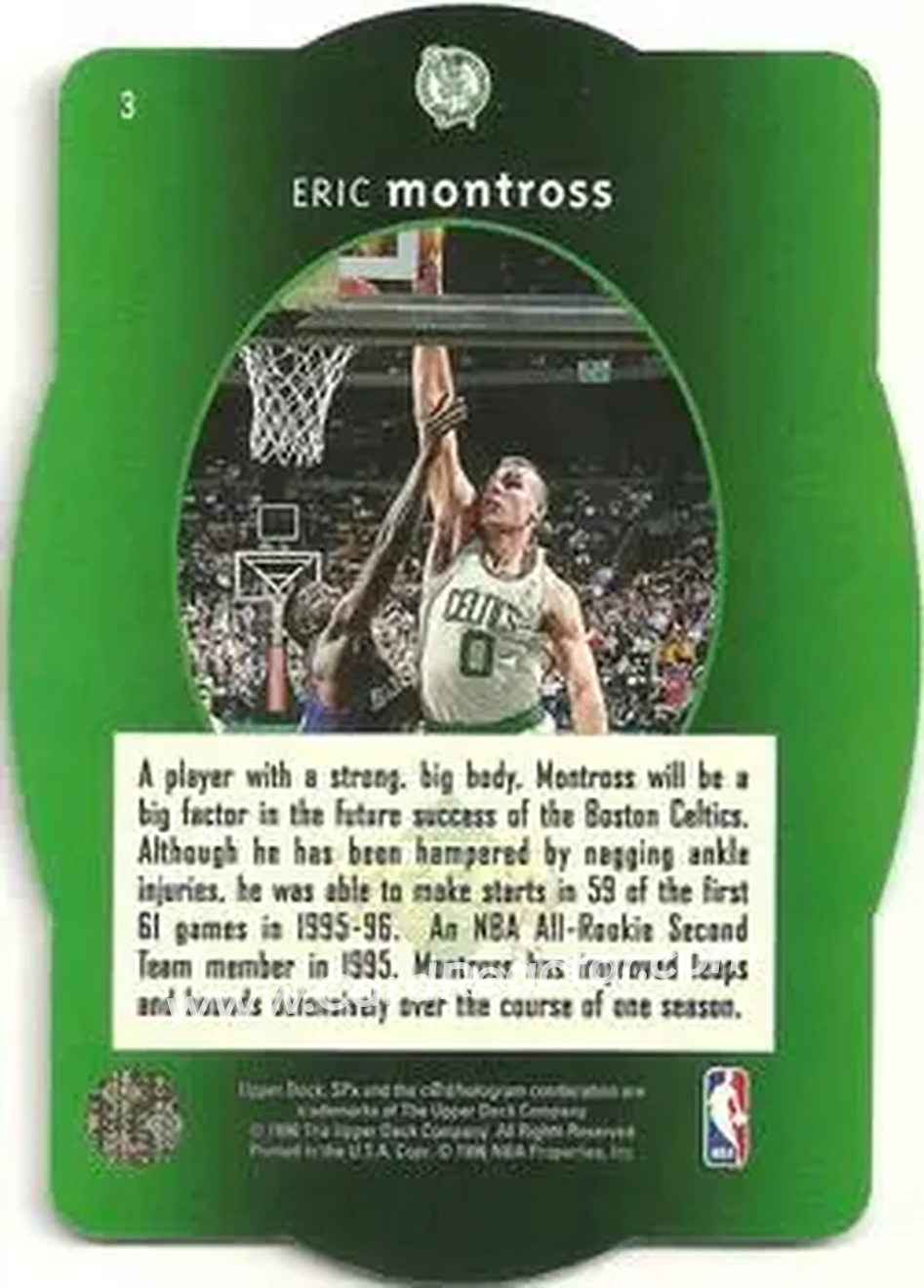 Back of Eric Montross