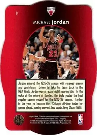 Michael Jordan Rückseite