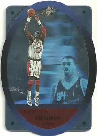 1996 SPx #19 Hakeem Olajuwon