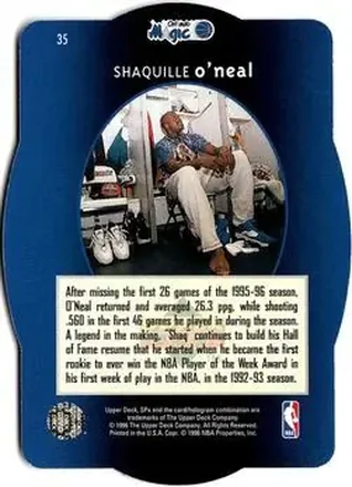 Shaquille O'Neal Rückseite