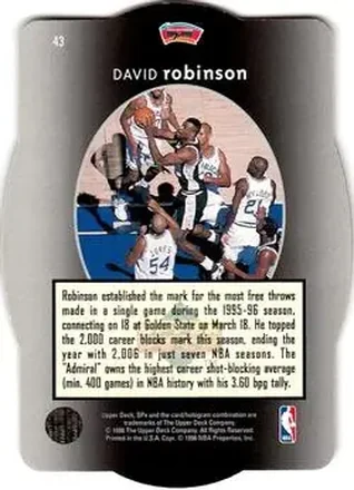 David Robinson Rückseite