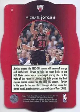 Michael Jordan Rückseite