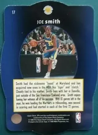 Verso de Joe Smith