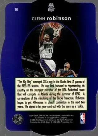 Achterkant van Glenn Robinson