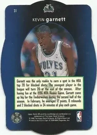 Achterkant van Kevin Garnett