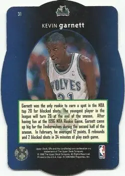 Back of Kevin Garnett