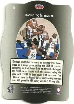 Back of David Robinson