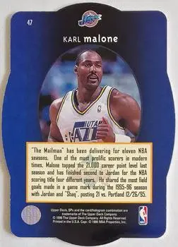 Back of Karl Malone