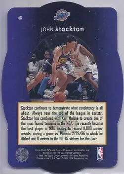 Back of John Stockton