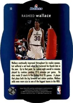 Back of Rasheed Wallace
