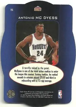 Back of Antonio McDyess
