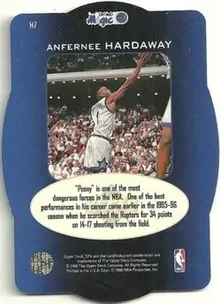 Verso de Anfernee Hardaway