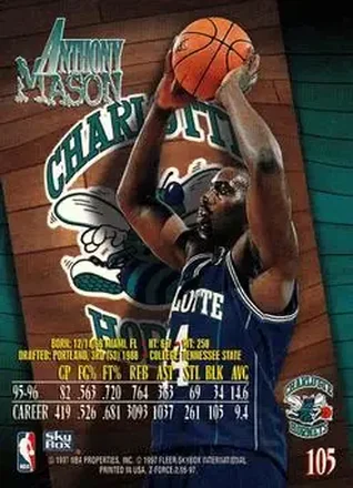 Reverso de Anthony Mason