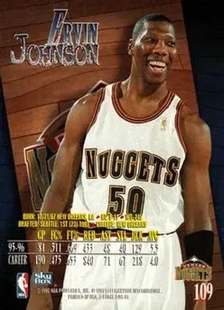 Verso de Ervin Johnson