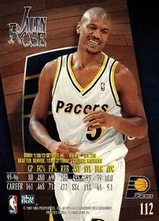 Jalen Rose Rückseite