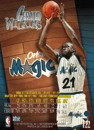 Verso de Gerald Wilkins