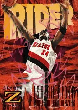 1996-97 SkyBox Z-Force #129 Isaiah Rider