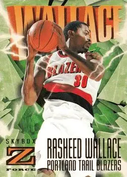 1996-97 SkyBox Z-Force #130 Rasheed Wallace