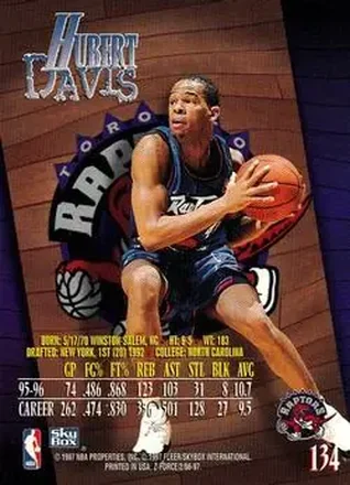 Hubert Davis 뒷면
