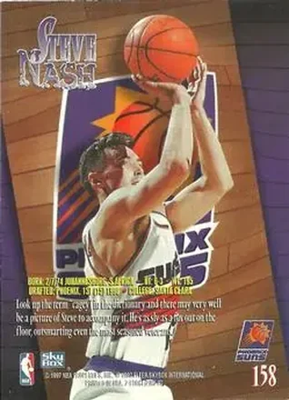 Steve Nash Rückseite