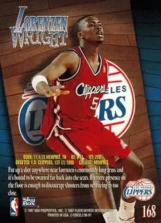 Lorenzen Wright Rückseite