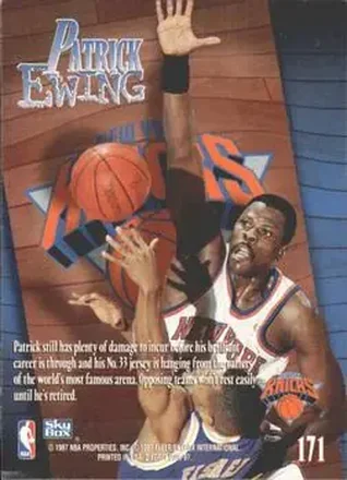 Patrick Ewing Rückseite