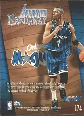 Anfernee Hardaway 뒷면