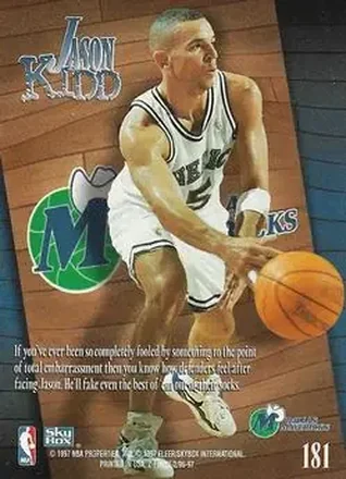 Verso de Jason Kidd