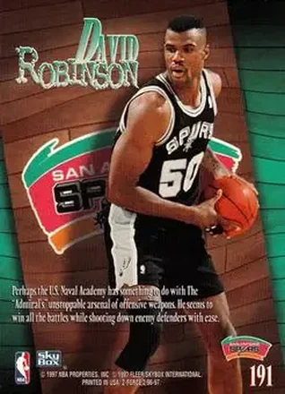 David Robinson 뒷면