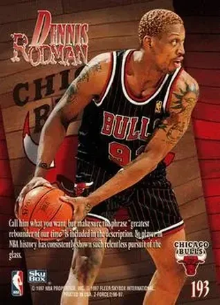 Verso de Dennis Rodman