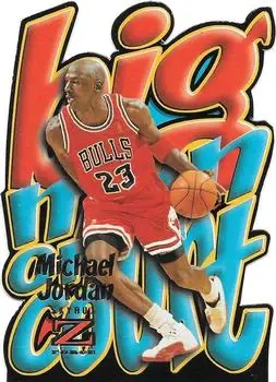 1996-97 SkyBox Z-Force #4 Big Man on Court (BMOC) Michael Jordan