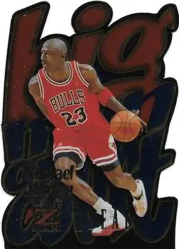 1996-97 SkyBox Z-Force #4 Big Man on Court (BMOC) Zpeat Michael Jordan