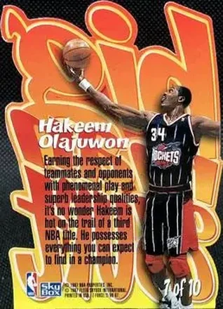 Hakeem Olajuwon 背面