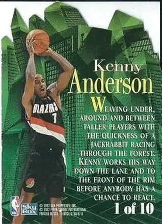 Achterkant van Kenny Anderson