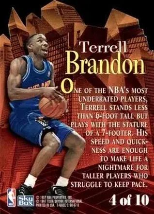 Terrell Brandon 裏面