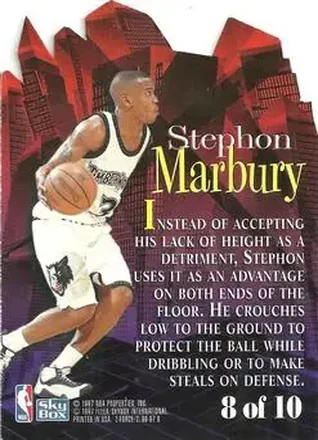 Verso de Stephon Marbury